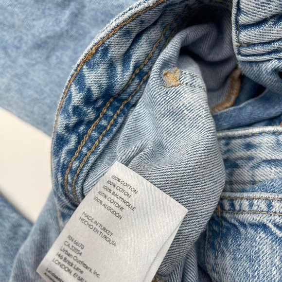 Free People Distressed Flare Jeans Denim Rare Women's 30 Raw Hem Boho Casual - Picture 6 of 8